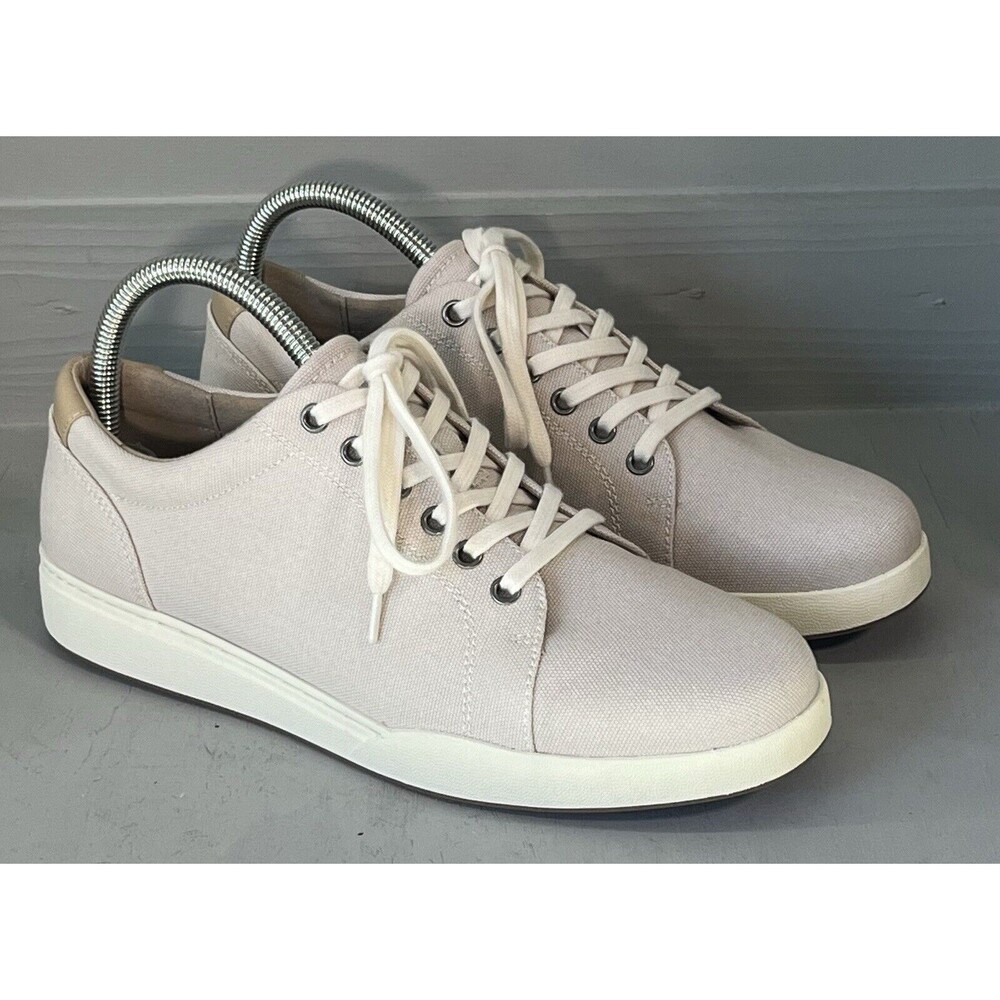 Women's Abeo Addie Light Rose White Size 8.5 Lace Up Canvas Shoes New